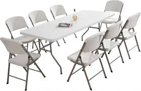 FOLDABLE TABLE AND CHAIRS